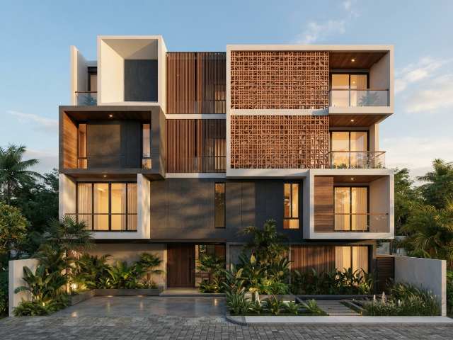 Desain Rumah Kost Minimalis 2 Lantai dan Biaya Bangun yang Realistis 1 Desain Rumah Kost Minimalis 2 Lantai