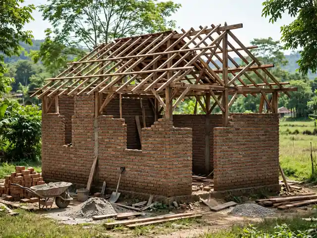Bangun rumah 50 juta di kampung yang realistis dan layak huni