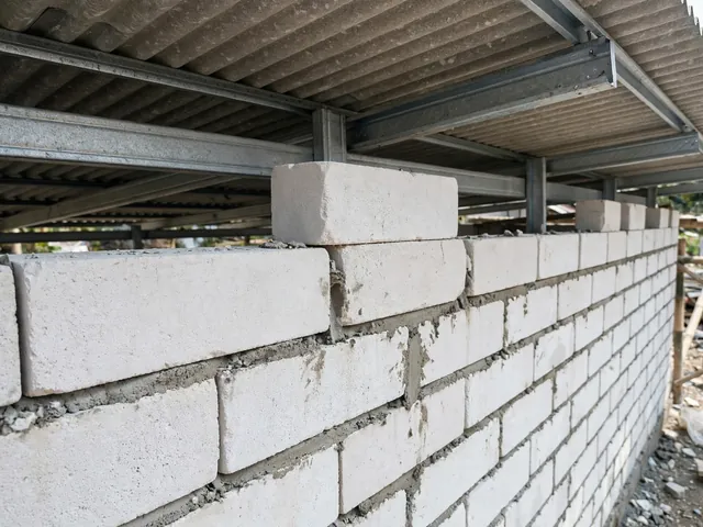 Material bata ringan untuk dinding desain rumah 6x6 sederhana yang ekonomis