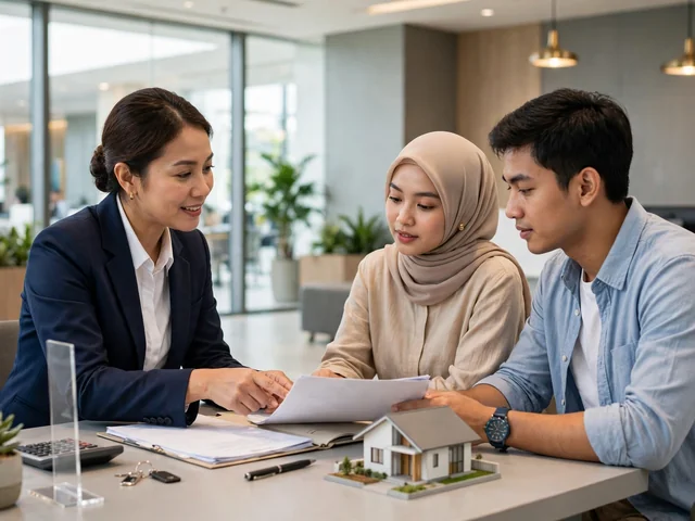 KPR Syariah Terbaik: 4 Bank Margin Rendah 2026 1 Konsultasi dengan petugas bank mengenai syarat dan margin kpr syariah terbaik sebelum mengajukan pembiayaan