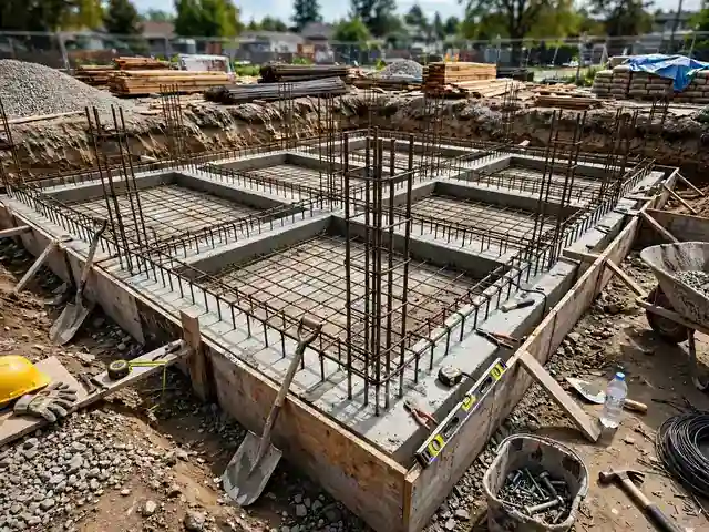 Pondasi cakar ayam rumah 2 lantai yang kokoh dan stabil